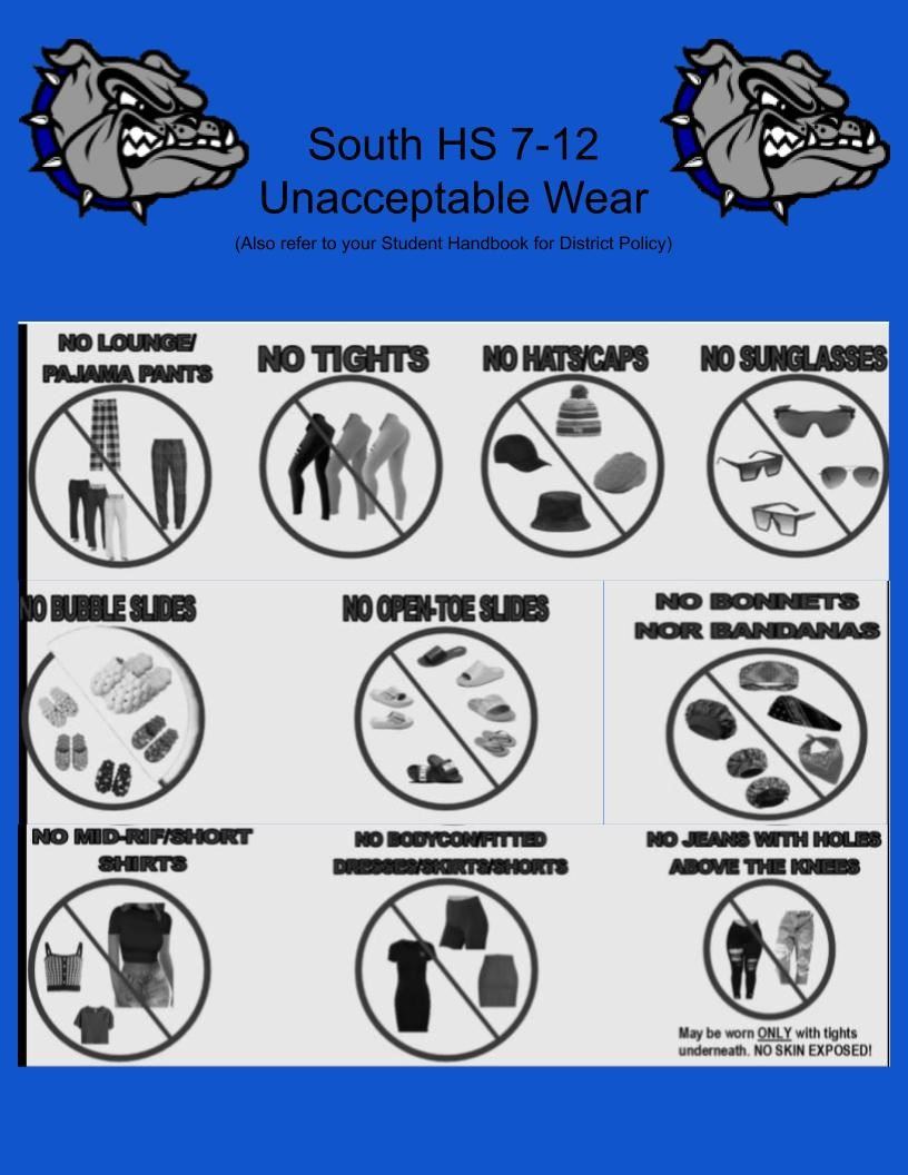 South High School Dress Code South High School Dress Code